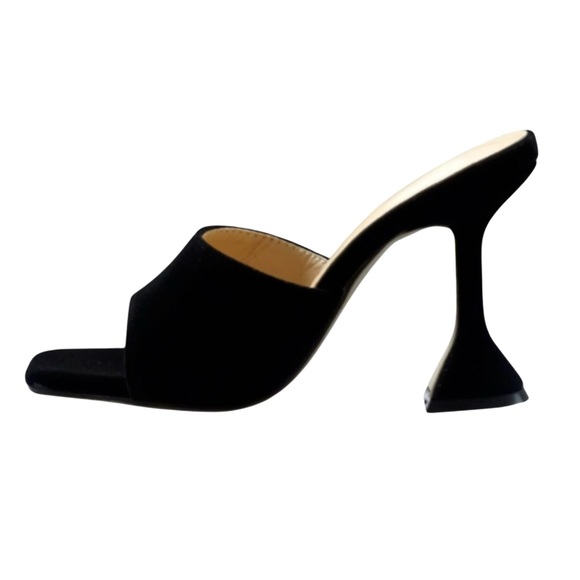 Tiffany | Black | High Heel Shoes | Sandals | Open Toe - Picture 1 of 6